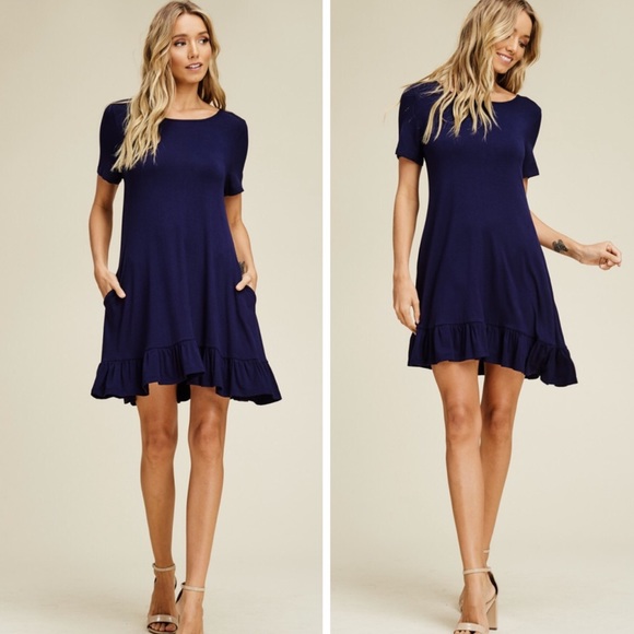 (LAST ONE) Ruffle Swing Dress - Picture 3 of 4